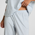 Pyjama Set Cotton Jersey Long, Blue