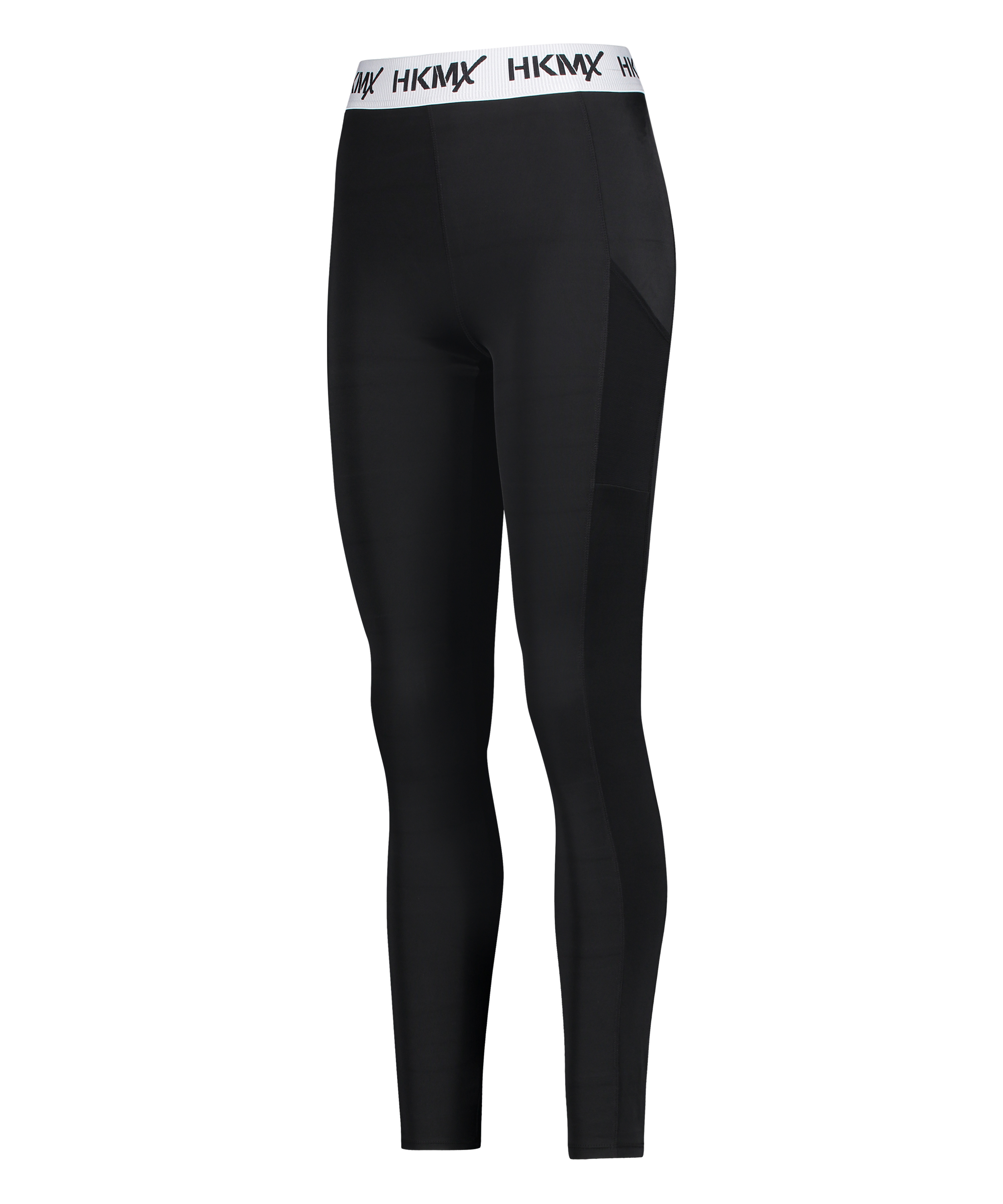 HKMX Regular Waist Sports Tights, Black, main