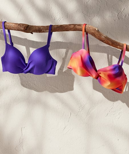 Eclipse Bikini Top, Purple