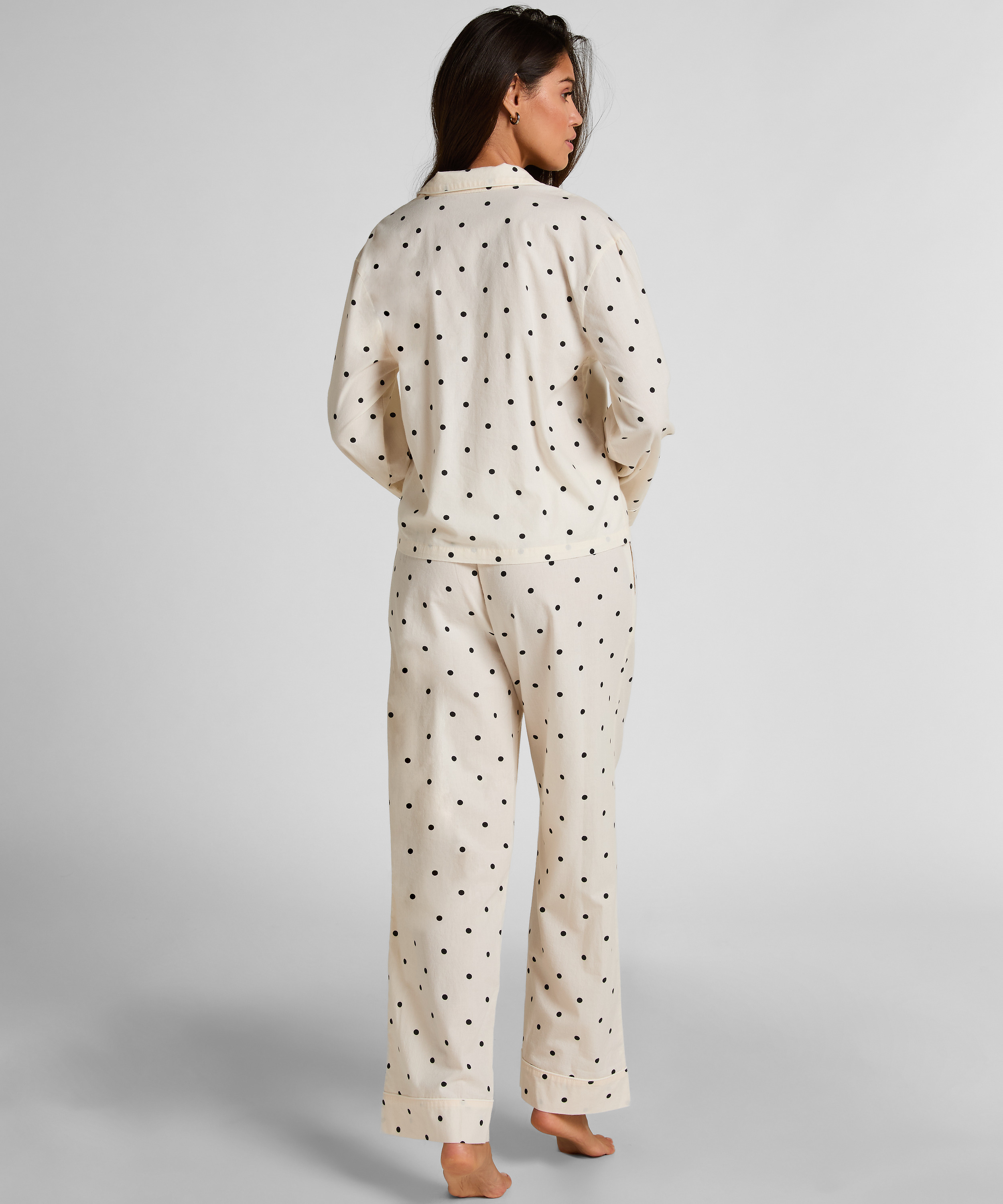 Jacket Cotton Dot, White, main