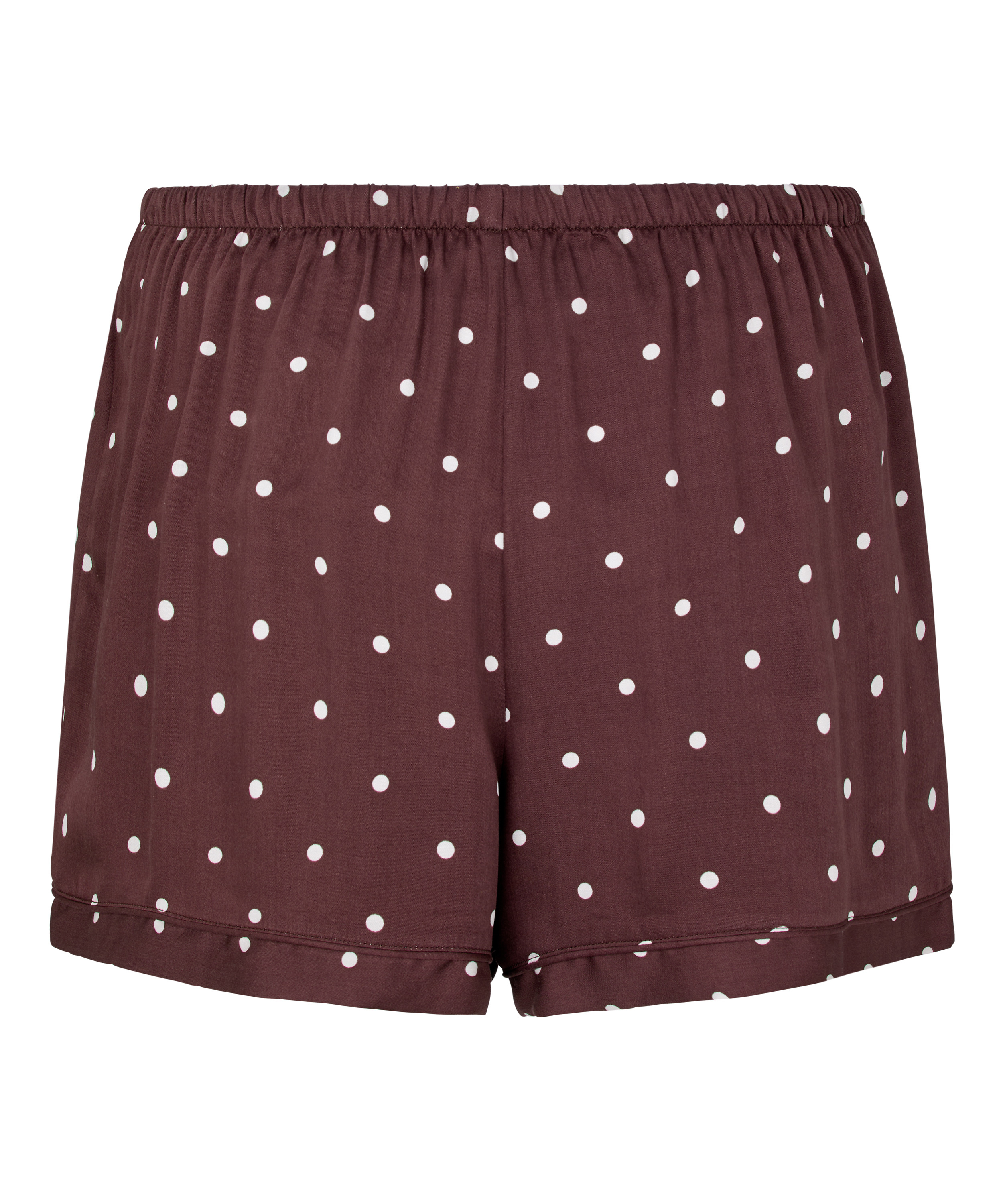 Pyjama Short Satin, Brown, main
