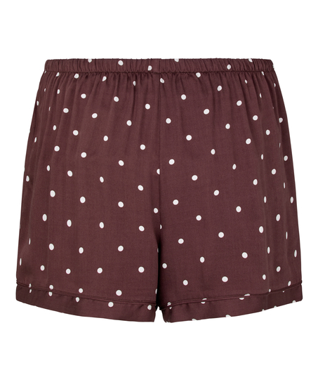 Pyjama Short Satin, Brown
