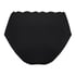 Scallop Rio Bikini Bottoms, Black