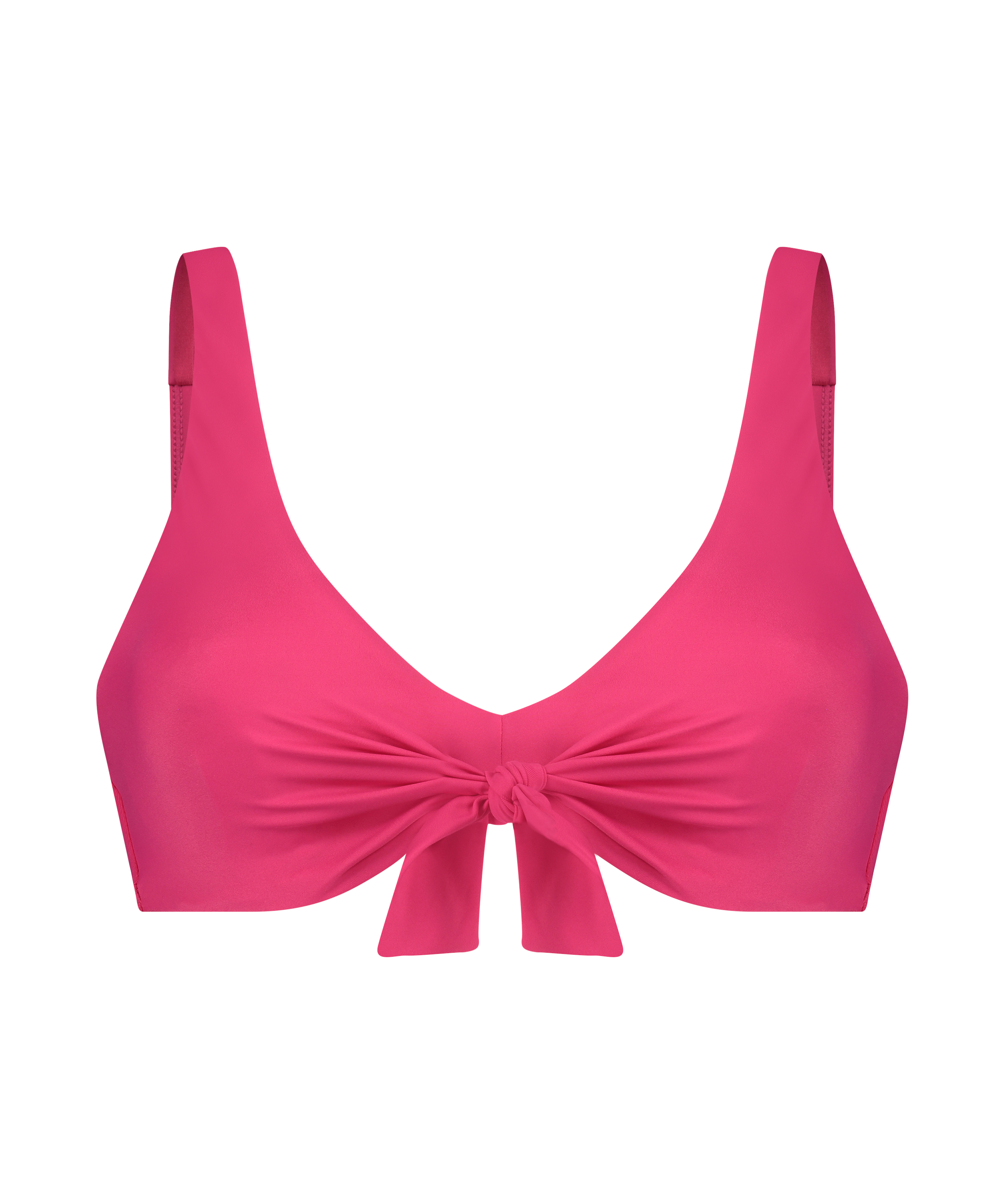 Luxe non-padded bikini top, Pink, main
