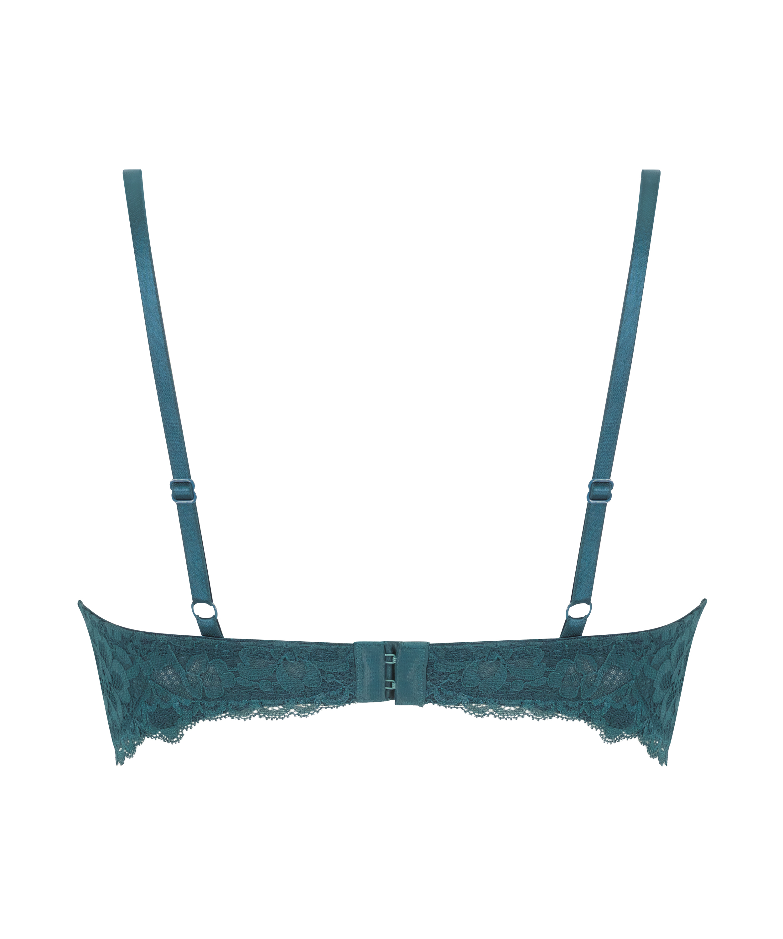 Marine Padded Push-Up Underwired Bra, Blue, main