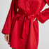 Satin kimono, Red