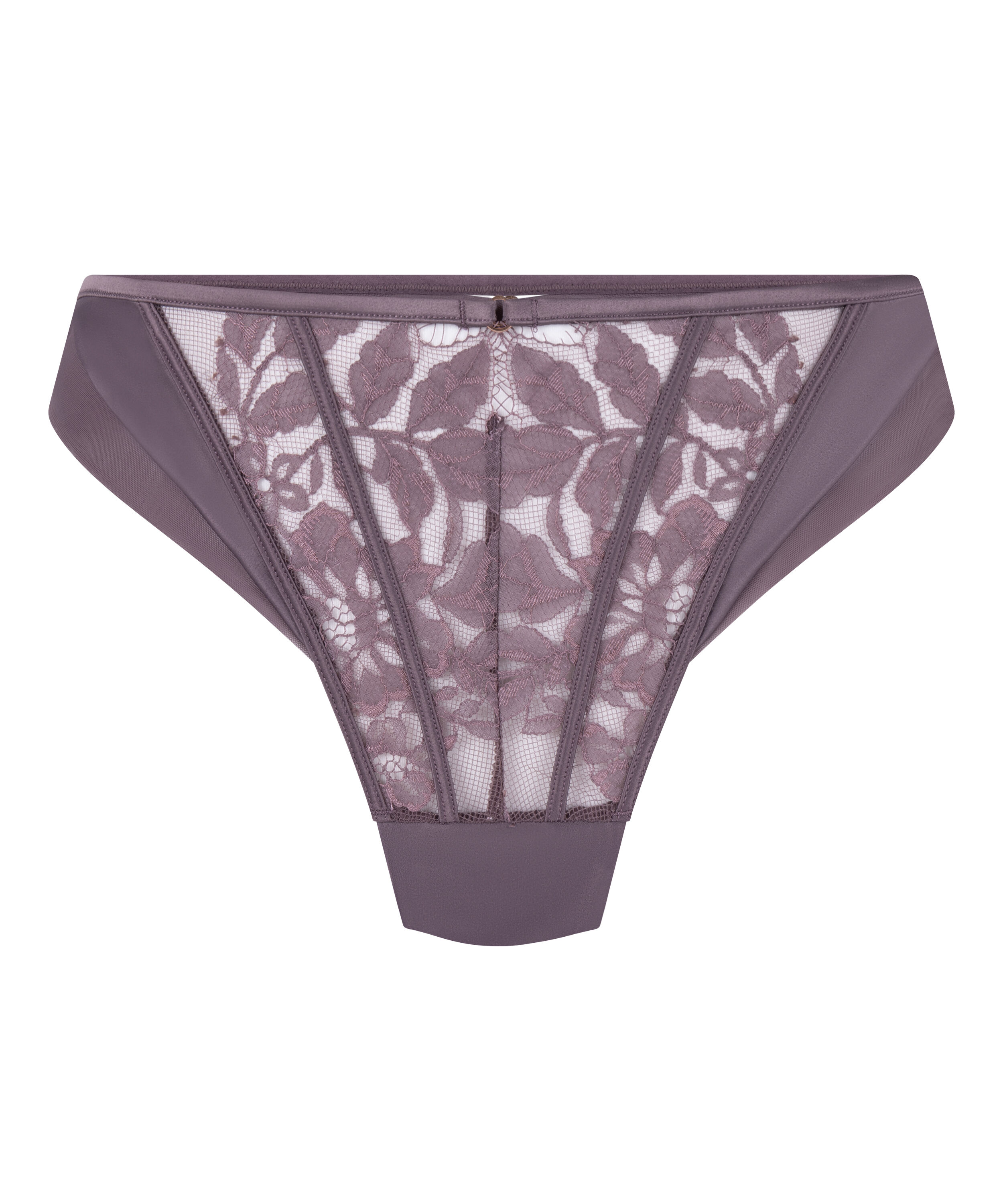 Malou Highleg Thong, Purple