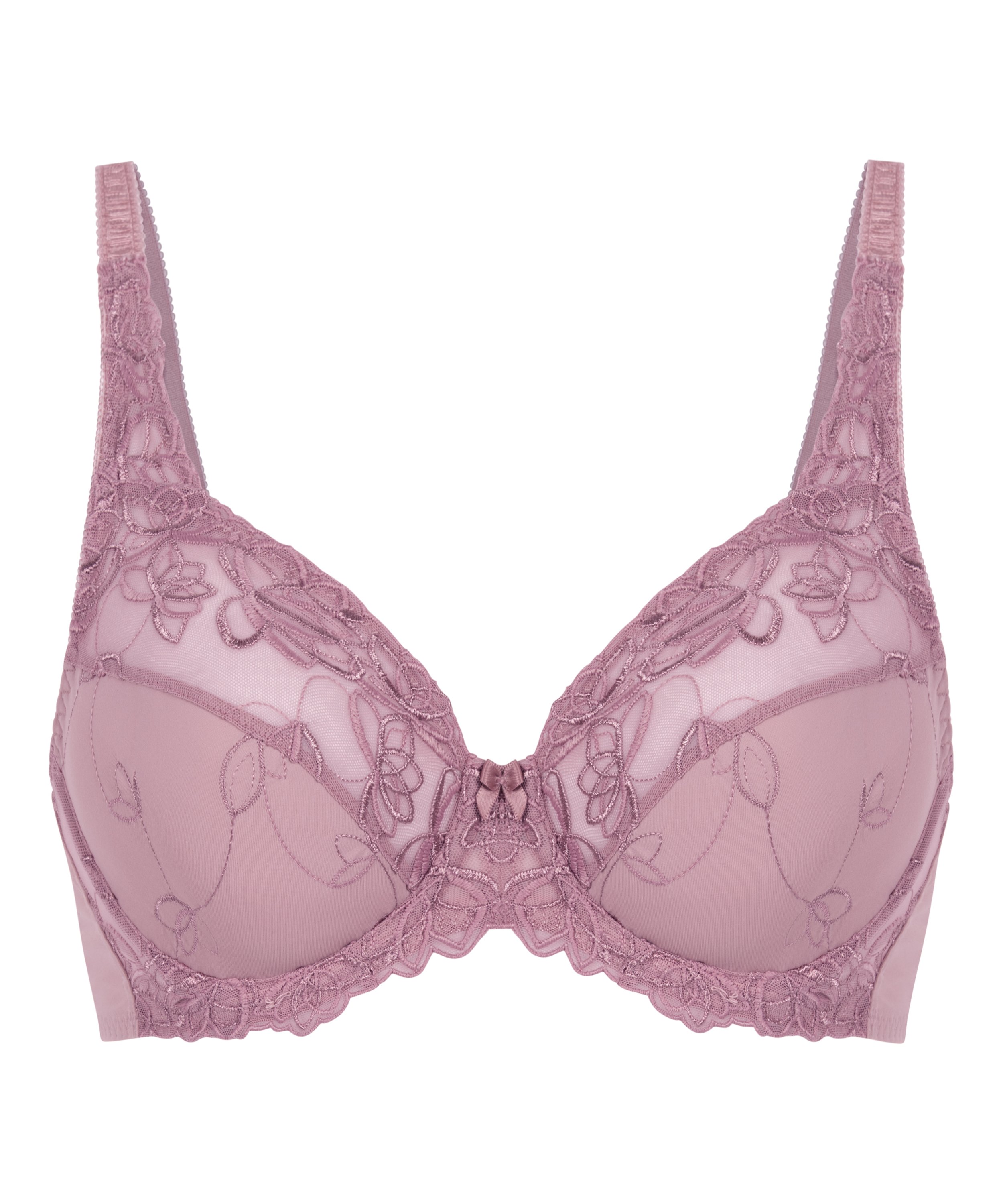 Diva Non-Padded Underwired Bra, Pink, main