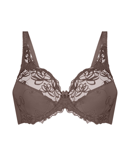 Diva Non-Padded Underwired Bra, Brown