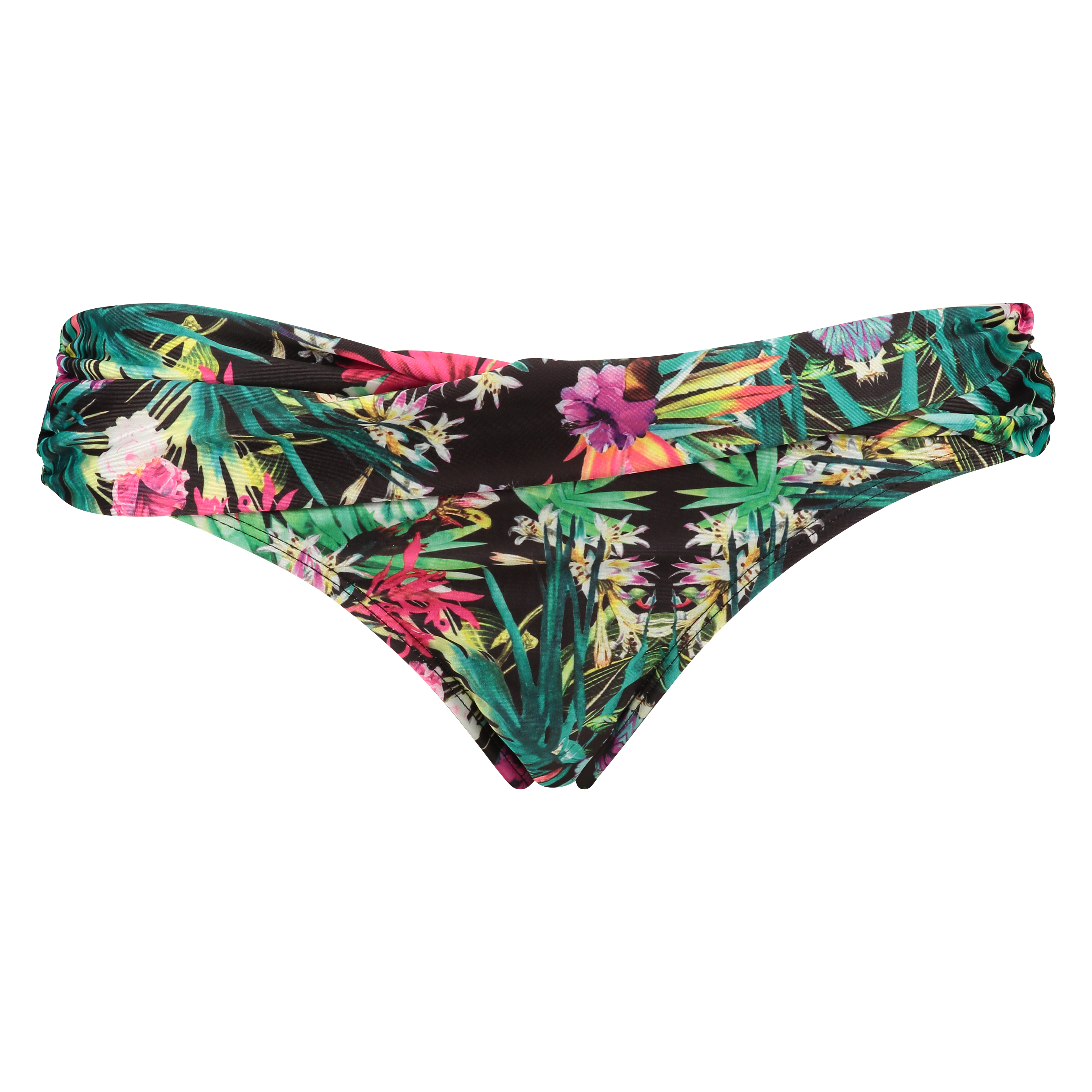 Bikini bottoms Jungle fever twist, Black, main