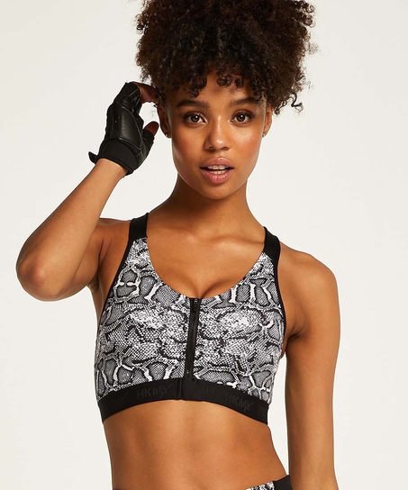 HKMX Sports bra The Pro Level 3, White