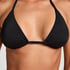 Triangle Bikini Top Luxe, Black