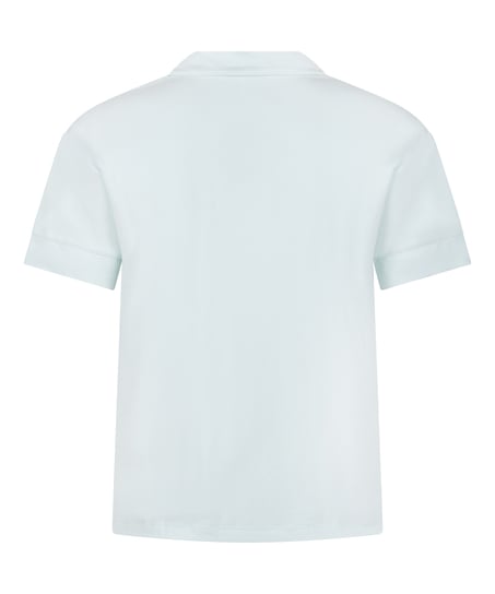 Essential Jersey Short-Sleeved Jacket, Blue