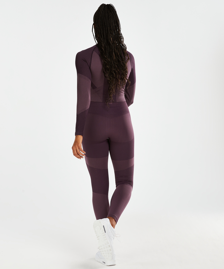 HKMX The Motion Crop Top, Purple