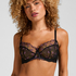 Non-Padded Underwired Bra Iris, Black