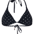 Triangle Bikini Top Luxe, Black