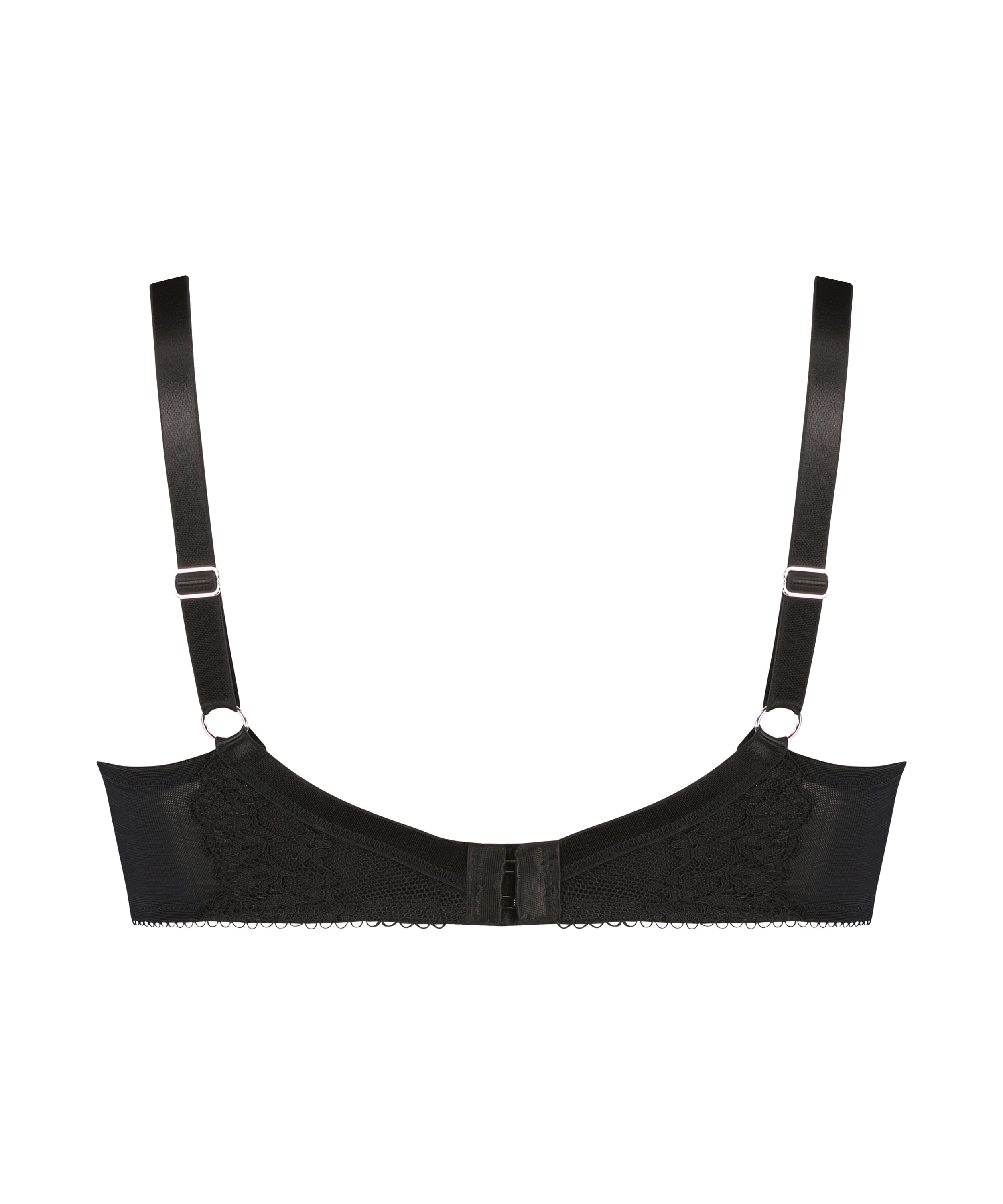 Daisy Non-Padded Underwired Bra, Black, main