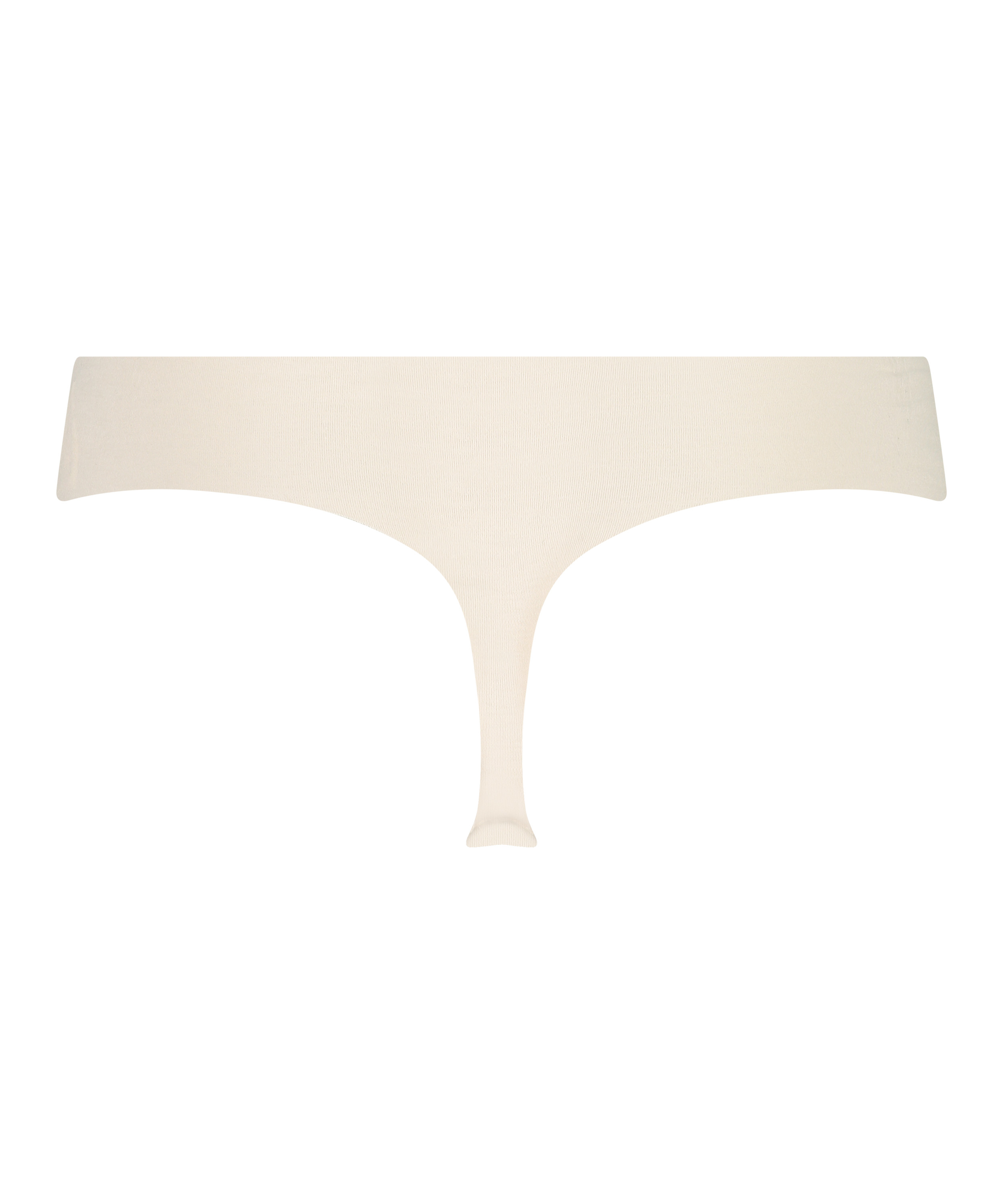 Invisible cotton thong, Beige, main