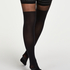 Davy Top 50 Denier Lurex Hold-Ups, Black
