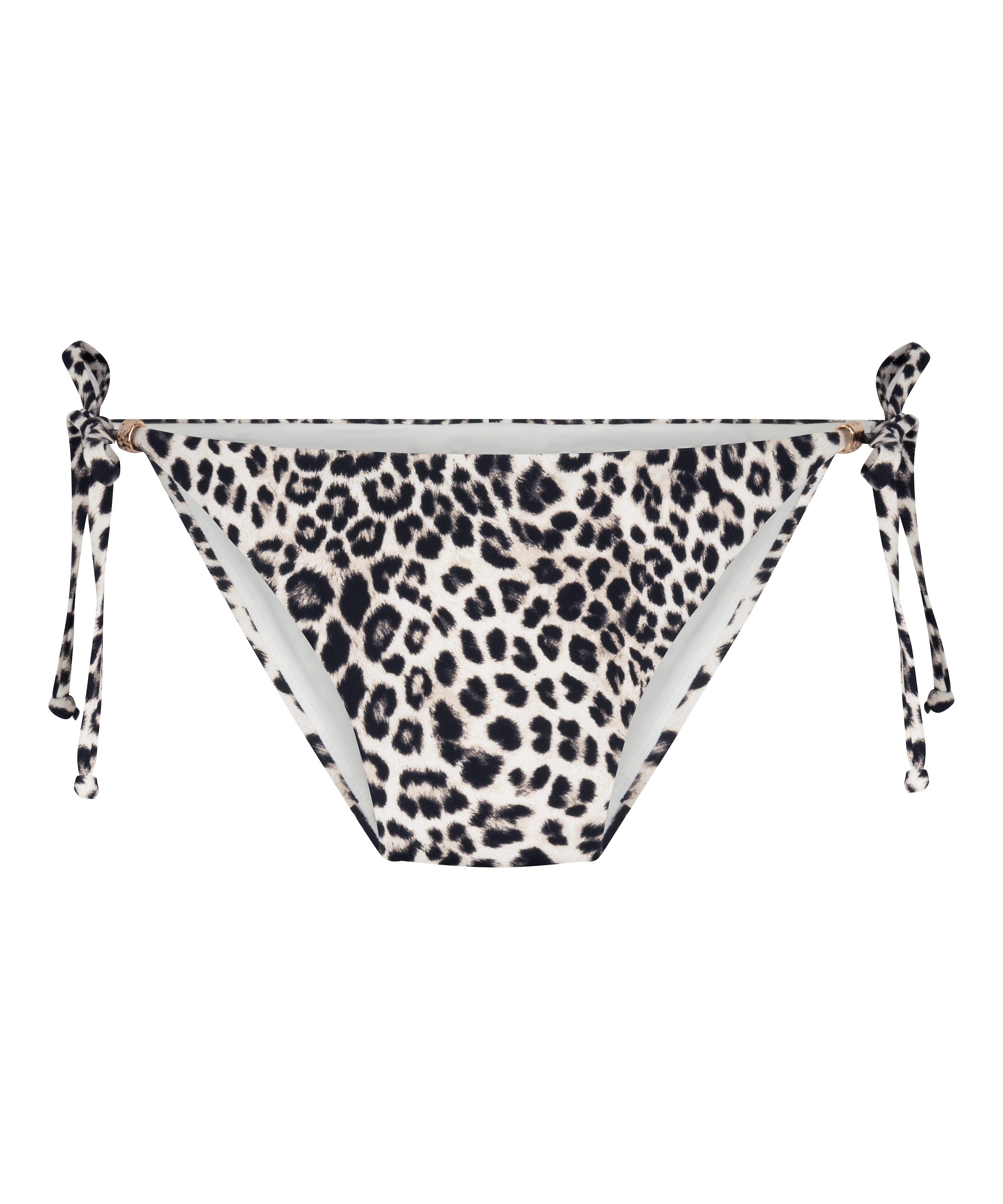 Cheeky Bikini Bottom Leopard, Black, main