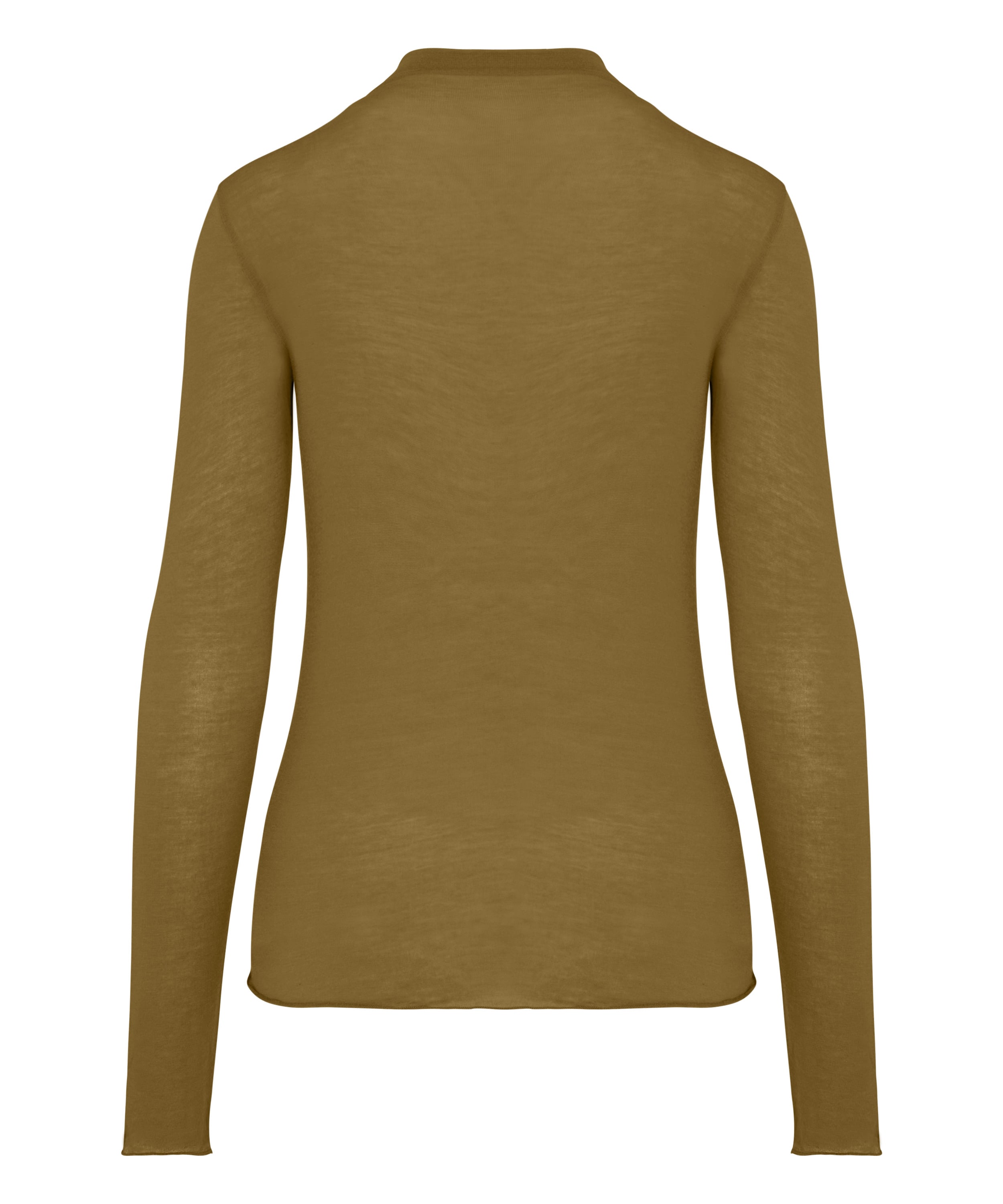 super soft Turtleneck shirt with Cashmere, Brown, main