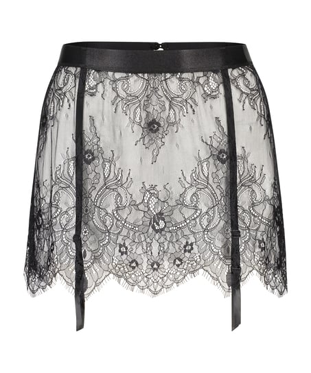 Lace Skirt, Black