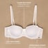 Angie Padded Strapless Underwired Bra, White