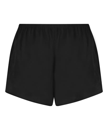 Short Satin Minimal, Black