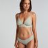 Smooth Triangle Bralette, Green