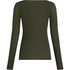 super soft Boatneck Shirt with Cashmere, Green