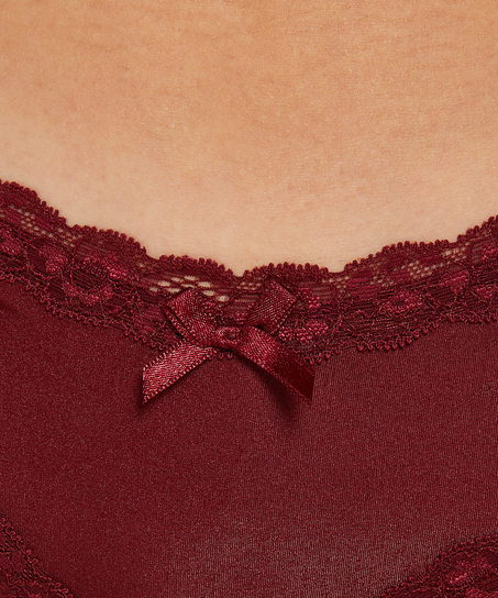 V-Shaped Microfibre Brazilian, Red