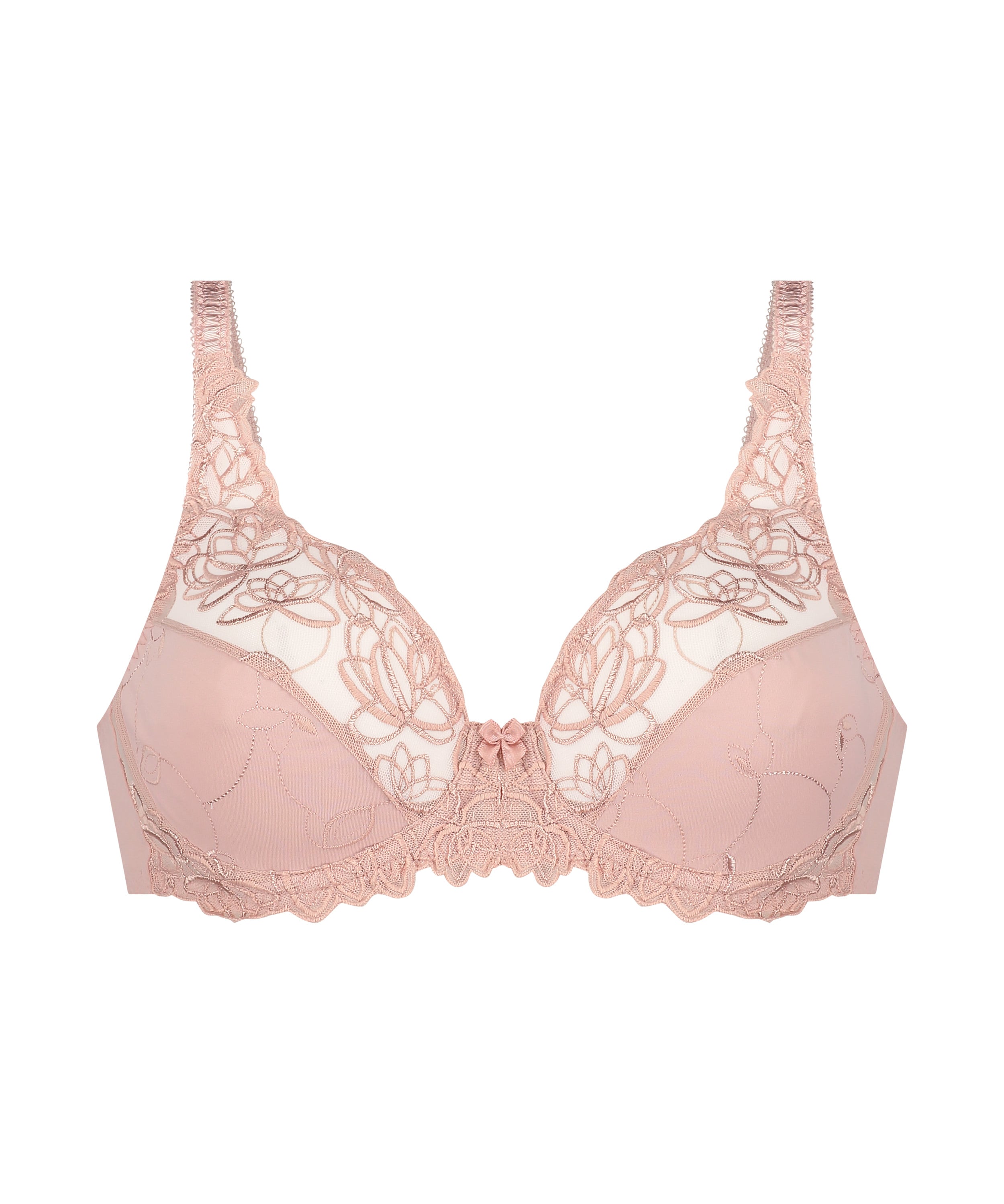 Diva Non-Padded Underwired Bra, Pink, main