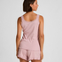 Jersey Ruffled Shorts, Pink