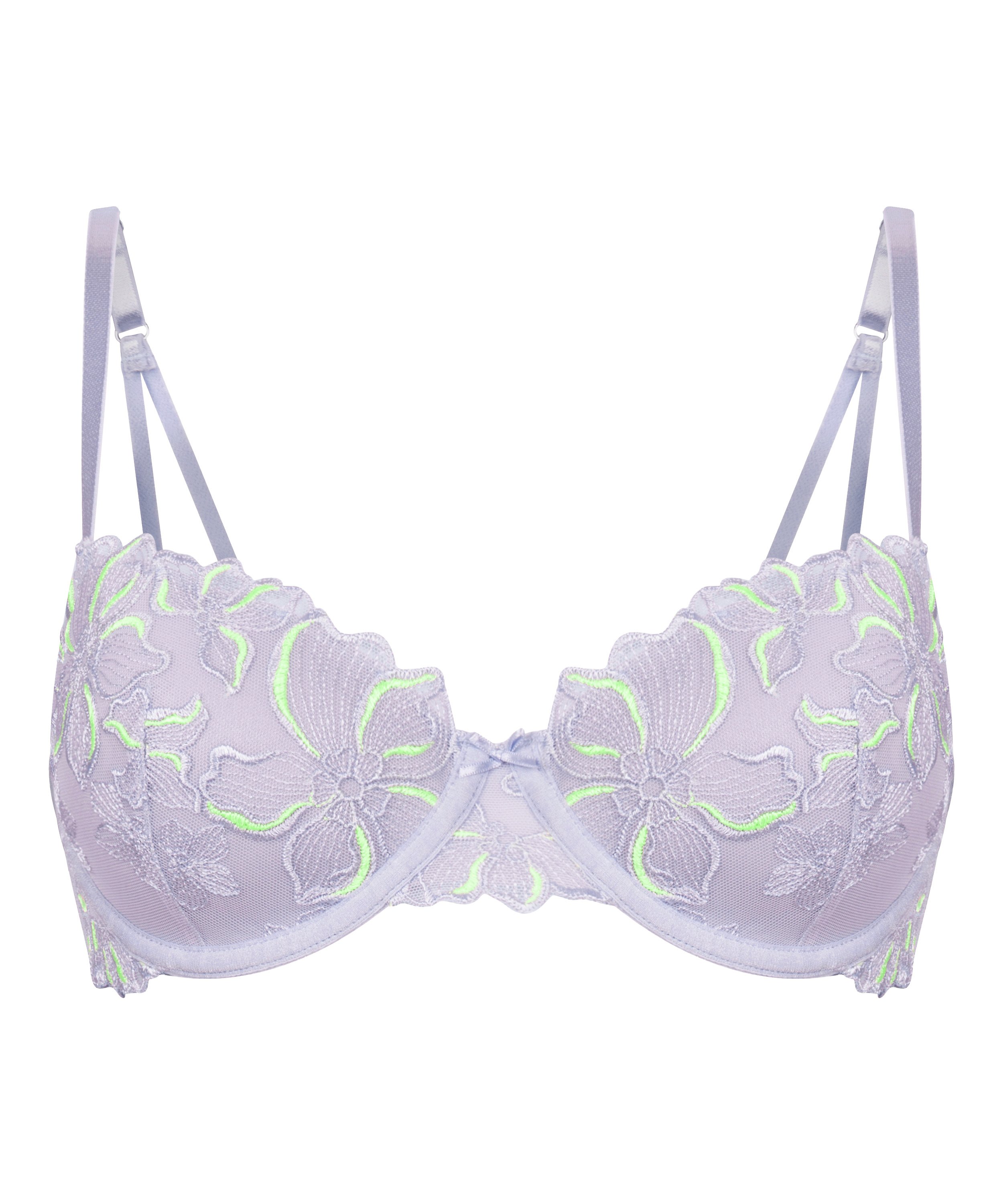 Lauren Padded Underwired Bra, Purple, main