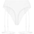 Withney Suspender Thong, White