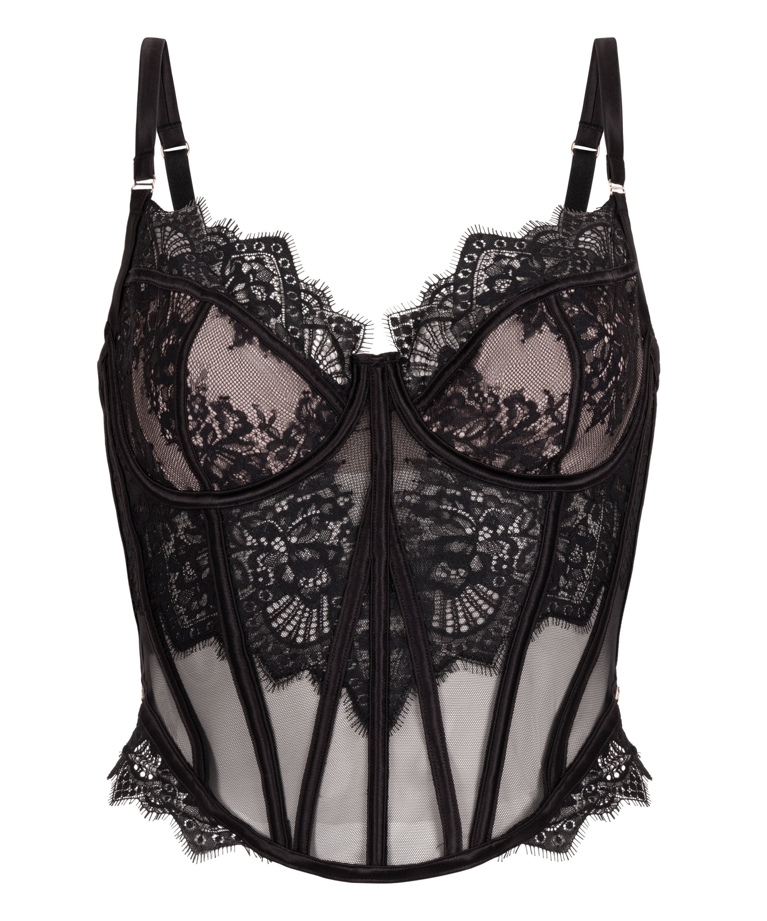 Zoe Bustier, Black, main