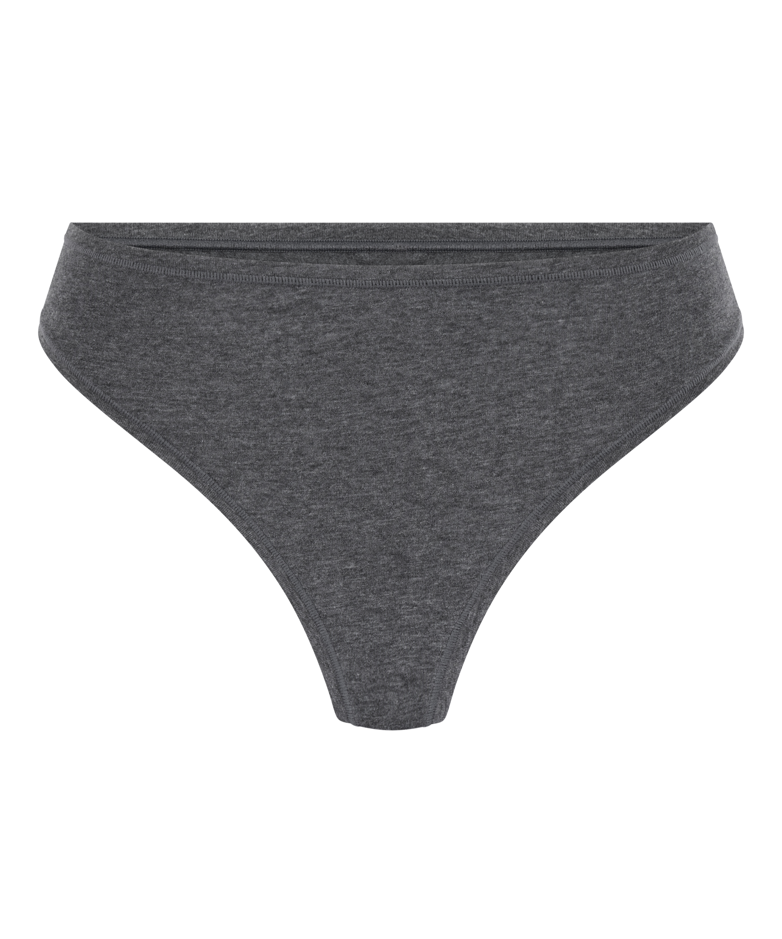 Thong Soft Cotton, Gray, main