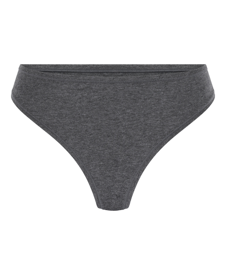 Thong Soft Cotton, Gray