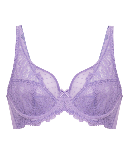Posie Non-Padded Underwired Bra, Purple