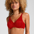 Nina Non-Padded Underwired Minimizer Bra, Red