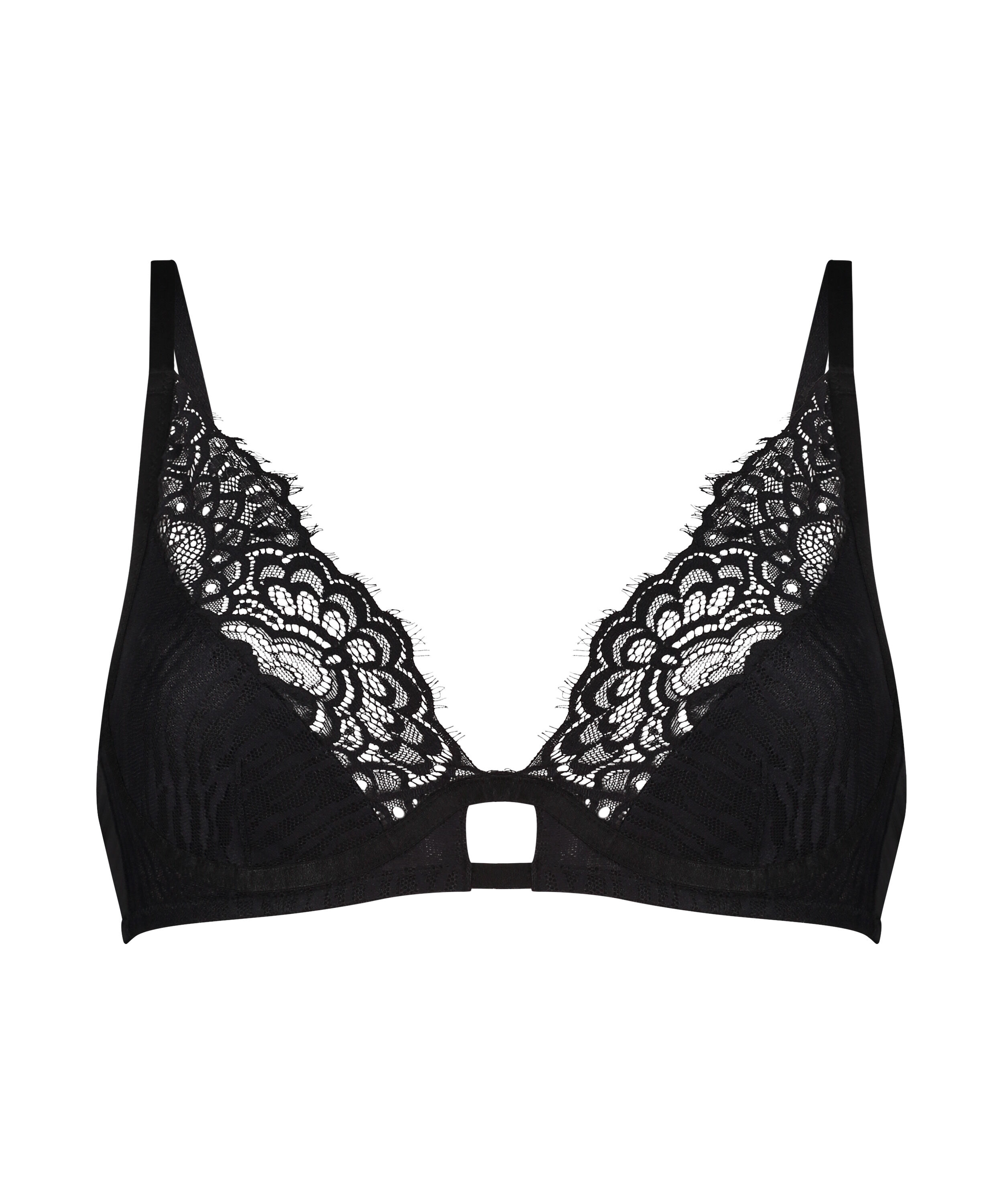 Misio Non-Padded Underwired Bra, Black