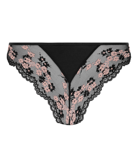 Caro Highleg Brazilian, Black