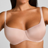 Smooth Padded Underwired Bra, Beige