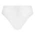 Cotton High Leg Brazilian, White