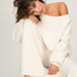 Top Viscose Boatneck, White