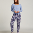 Long-Sleeved Pyjama Top, Blue