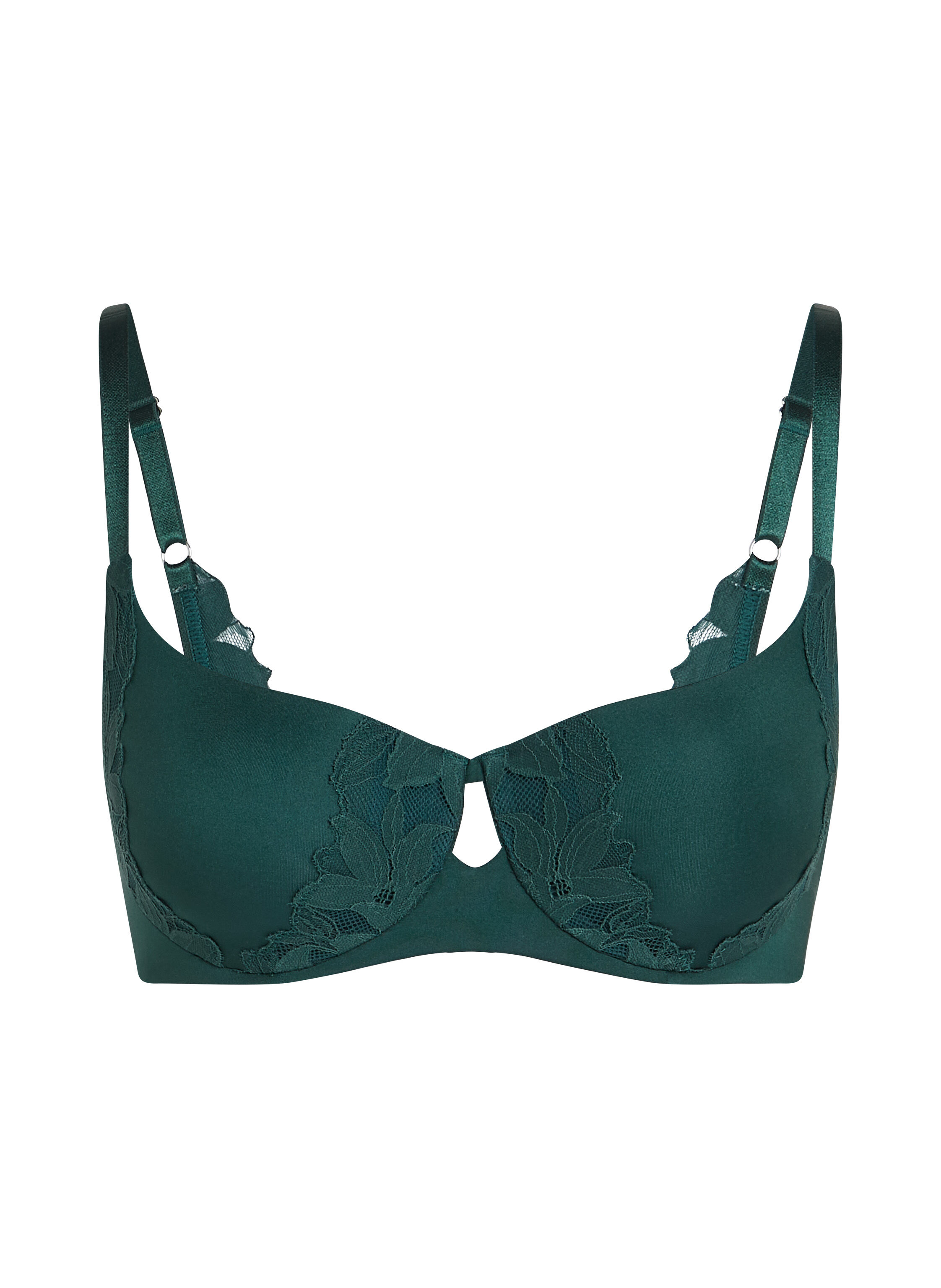 Lana Padded Underwired Bra, Green