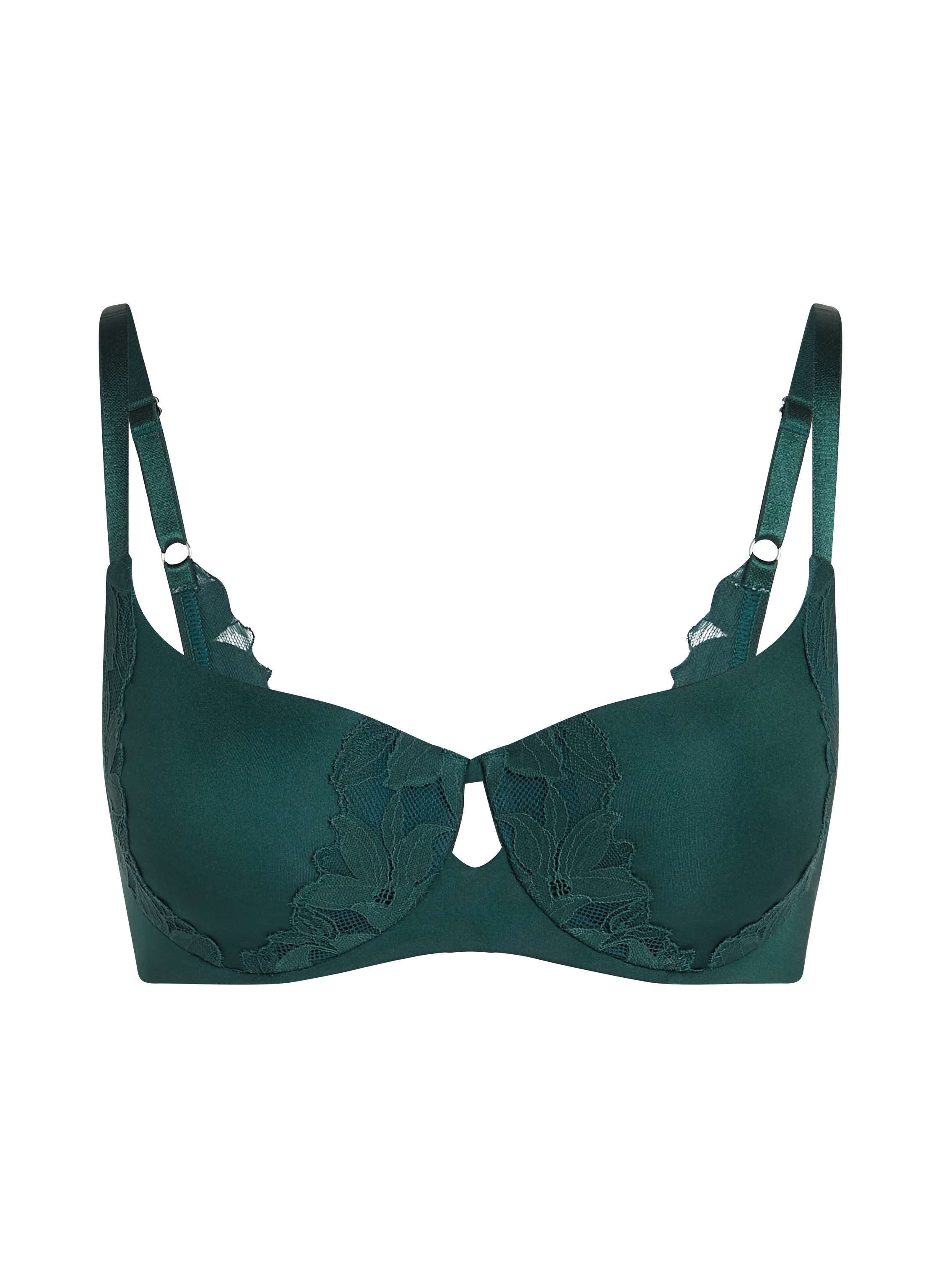 Lana Padded Underwired Bra, Green, main