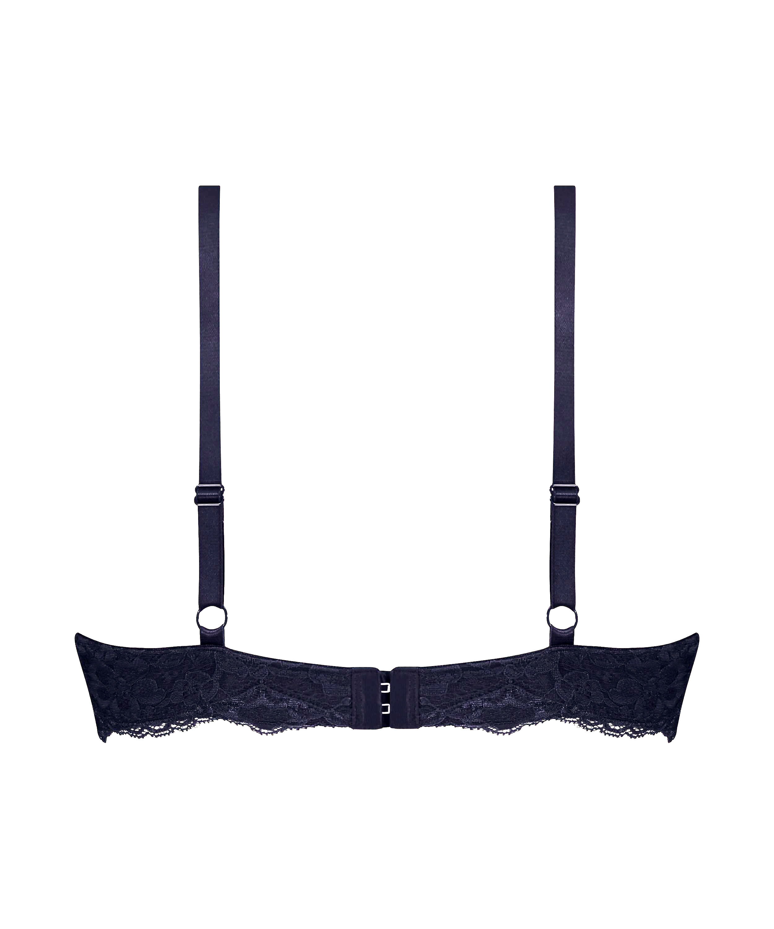 Marine Padded Underwired Bra, Blue, main