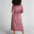 Soft Fleece Bathrobe, Purple